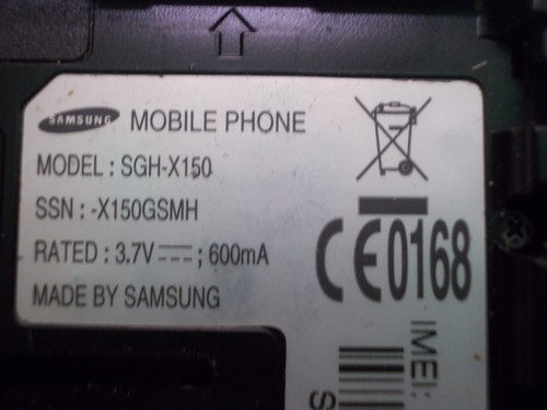 SAMSUNG SGH-X150 - Imagen 7 de 7