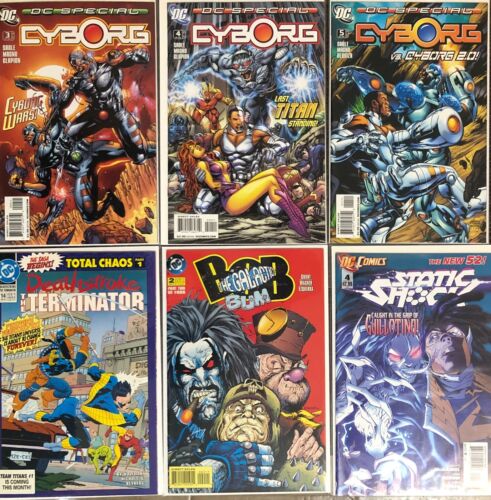 6 Lot DC Special Cyborg  3 4 5, Deathstroke 14, Bob Bum 2, Static Shock 4 All NM - Picture 1 of 3