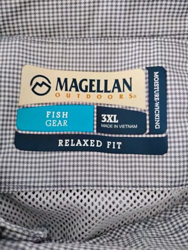 Magellan Men's Fish Gear Shirt Aransas Pass, Relaxed Fit, Moisture Wicking, LS - Picture 3 of 10