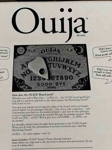 Vintage 1992 OUIJA Board Game Parker Bros Mystifying Oracle Talking Board Set - Picture 15 of 15