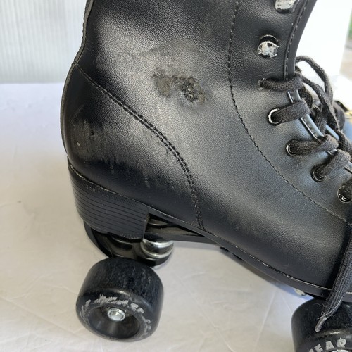Skate Gear Retro Quad Design Roller Skates Ankle Support Black Size 6 - Picture 6 of 20