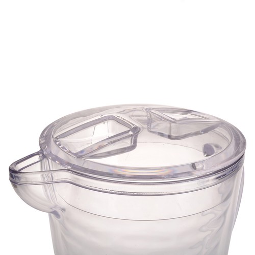 2.5 Quart Double Wall Clear Pitcher Dishwasher Safe Picnic House Iced Tea Water - Picture 4 of 5