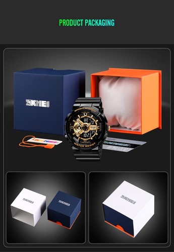 Montre Homme Skmei 1688 Digitale Numérique Quartz Etanche Sport Chronographe - Imagen 12 de 28