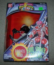 94 MIGHTY MORPHIN POWER RANGERS EVIL SPACE ALIENS DELUXE  PIRANTIS HEAD NEW NRFB
