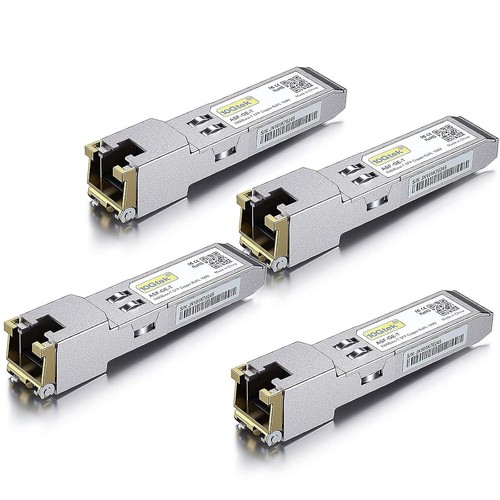 10/100/1000Base-T Copper SFP Transceiver Module Pack of 4 for Cisco Devices - Picture 3 of 7