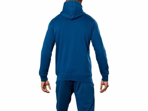 Asics Herren Sport Strickkapuze Poseidon Hoodie Hose Set Trainingsanzug blau (Größe L) - Bild 23 von 25