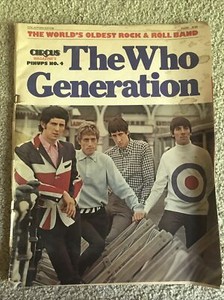 THE WHO GENERATION - Circus Magizine’s Pinups No. 4 COLLECTORS EDITION - Daltrey