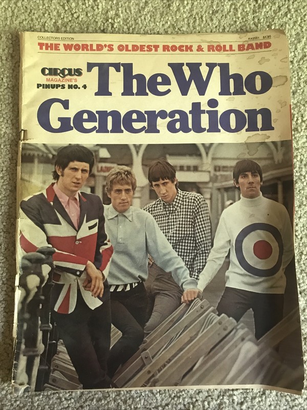 THE WHO GENERATION - Circus Magizine’s Pinups No. 4 COLLECTORS EDITION - Daltrey