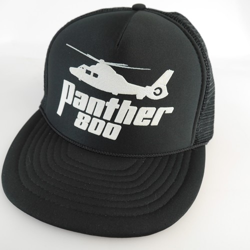 Panther 800 Snapback Trucker Mütze Vintage 90s Army Helicopter Rare Eurocopter Cap - Bild 1 von 9