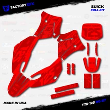 Code Red Slick Racing Graphics Kit fits 00-07 YAMAHA TTR125 TTR 125 decals