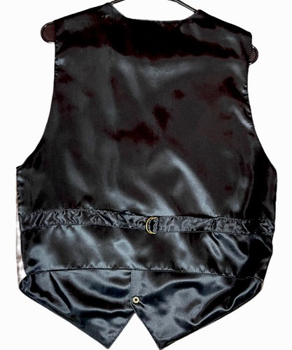 SKULLY MENS BROWN SUEDE LEATHER VEST SNAP BUTTON CALIFORNIA SEAL EURO MOND SZ SM - Picture 2 of 5