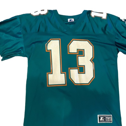 Vintage 1998 Starter Miami Dolphins #13 Dan Marino Trikot 52 XL Made In USA - Bild 4 von 16