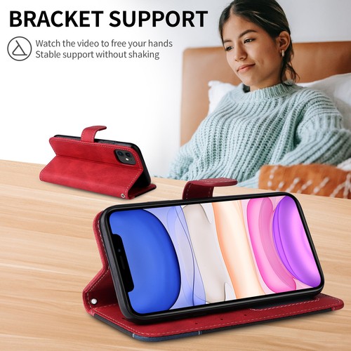 Klapp PU Leder Wallet Handy Hülle Tasche SchutzHülle Bumper Cover Etui Case KT5 - Picture 51 of 56