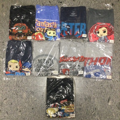 Funky Pop! Marvel Exclusive T-Shirts 3XL Lot (9) - Picture 1 of 4
