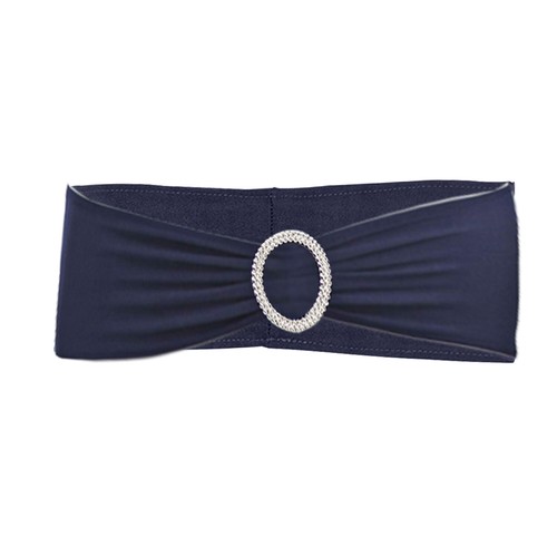 1/50/100 Elasticity Stretch Chair cover Band with Buckle Slider Sashes Bow Decor - Picture 68 of 121