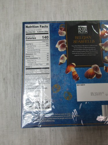 2er Pack Moser Roth Belgische Muschel Europäische Süßigkeiten Schokoladentrüffel 20 Stück - Bild 7 von 8