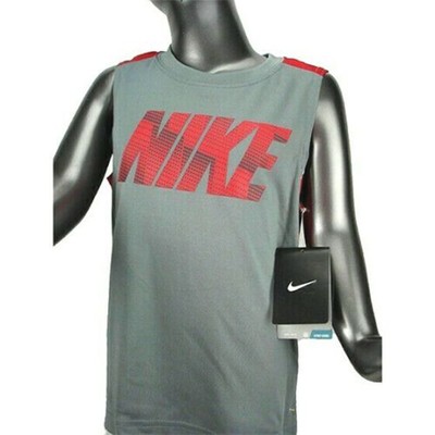 gray nike tank top