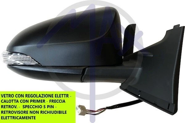 Right Wing Mirror Indicator Light Lamp Turn Signal Lens For Toyota Yaris 11-19 e