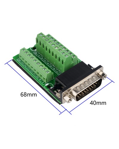 DB26 Stecker zum Klemmenblock RS232 Breakout Board Signal Klemmenblock Modul - Bild 1 von 4