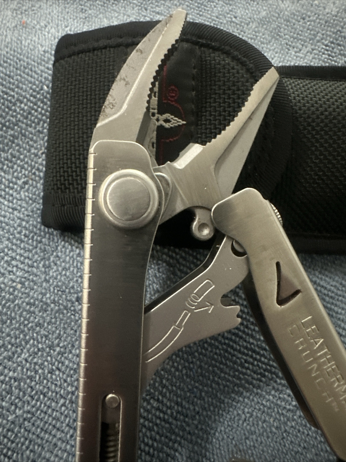 Leatherman Crunch Locking Pliers Heavy Duty Multitool + Nylon Sheath 37447875960 eBay