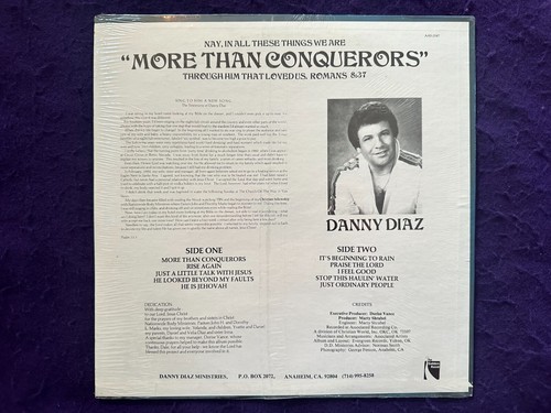Sealed ~ DANNY DIAZ More Than Conquerors PRIVATE Xian Latin Soul OC CA Rare MINT - Picture 4 of 4