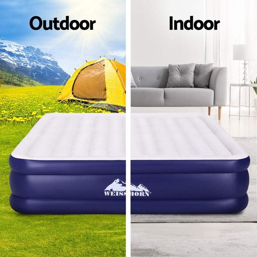 Weisshorn Air Mattress King Inflatable Bed Air bed 51cm - Picture 4 of 7