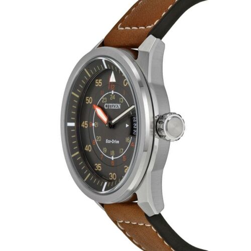 CITIZEN ECO-DRIVE MEN'S AVIATOR BLACK DIAL SPORTS AW1360-12H WATCH - BRAND NEW - Picture 2 of 5