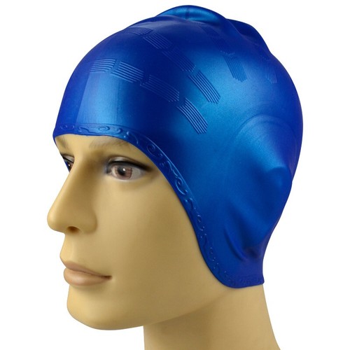 Silicone Swimming Cap Solid Color Long Hair Clean Swim Pool For Adult Men Women