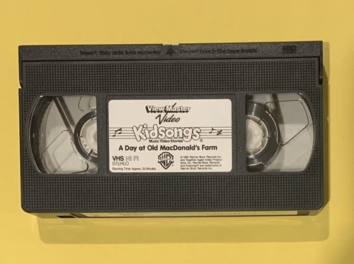 VHS Tape Tested Kidsongs A Day At Old MacDonald’s Farm View-Master Video - Picture 8 of 9
