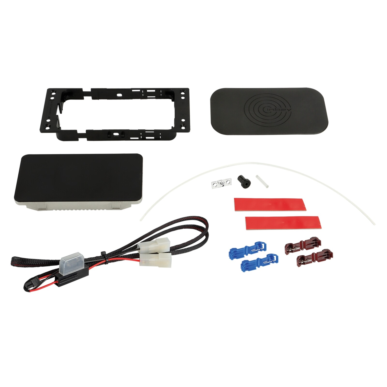 Inbay Universal Qi-Smartphone-Unterlage, 3 Spulen, 12V KabelLichtleiter Kit 10W