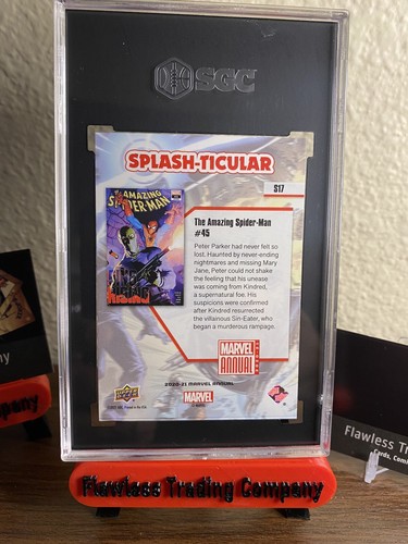 The Amazing Spider-Man 2020-21 Upper Deck Marvel Annual Splash-Ticular 3D SGC A - Bild 2 von 2