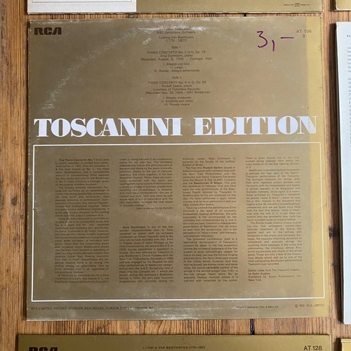 TOSCANINI HAYDN SCHUBERT DEBUSSY BEETHOVEN 9x LP SCHALLPLATTE KLASSIK SAMMLUNG - Picture 16 of 23