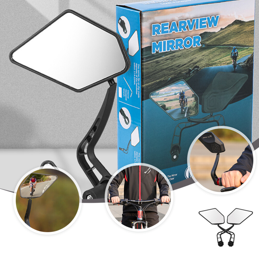 Mirror Cycling Bike Road Rearview Side Cycle Mirrors Big Frame eBay