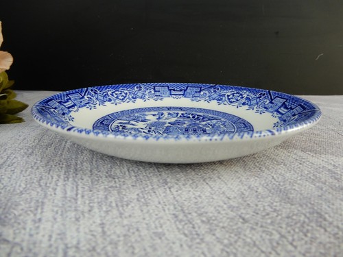 Set Of 2 Vintage Willow Woods Ware By Wood & Sons Of England Saucers - Picture 8 of 8