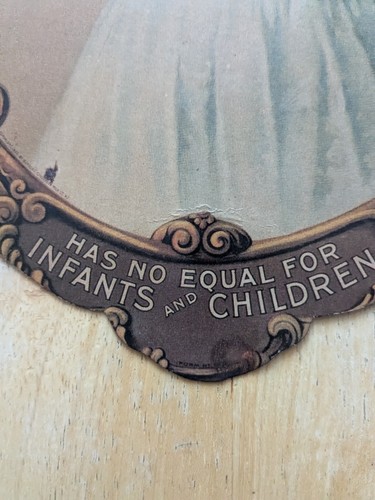 Vintage Die Cut Borden's Eagle Brand Condensed Milk Advertisement Cardstock - Picture 3 of 8