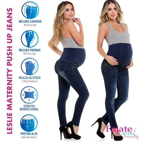 Colombian Push Up Maternity Jeans 