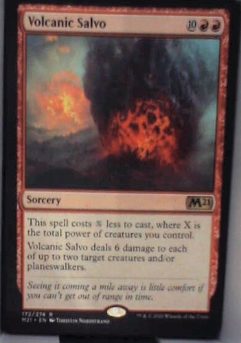 Volcanic Salvo - Core Set 2021: #172, Magic: The Gathering Nm R237 - Picture 1 of 1