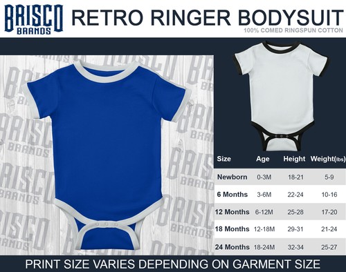 US Air Force Faster Than Sound USAF Logo Ringer Baby Romper for Boys or Girl - Picture 4 of 7