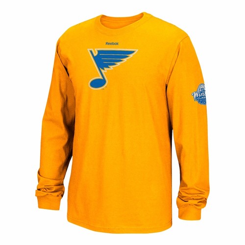 Reebok NHL 2017 Winter Classic Team Logo Long Sleeve T-Shirt Collection Men's - Picture 5 of 11