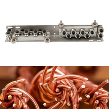 Semi-Automatic V-shape Wire & Cable Straightener Manual Wire Wheel Straightener