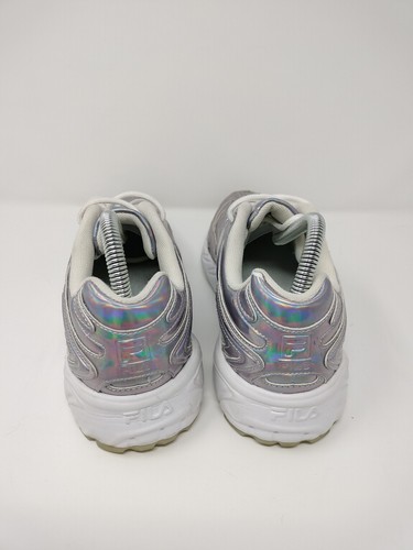 Holographic FILA Women's Disruptor II Iridescent Chunky Sneaker US Size 8 EUC - Picture 3 of 8