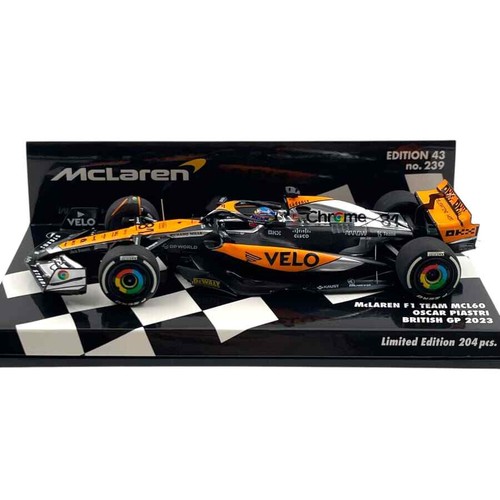 Modellino F1 Minichamps 1/43 McLaren MCL60 Oscar Piastri #81 British GP 2023 ... - Foto 3 di 6