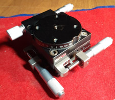 OptoSigma - 65 mm Rotation Stage Coupled to a 65 mm X-Y Translation Stage