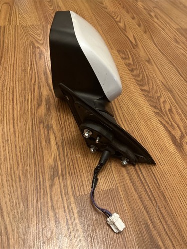 2011-2014 Subaru Legacy Driver LH Left Satin white Heated Power Door Mirror - Picture 5 of 7
