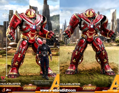 AVENGERS 3: INFINITY WAR~HULKBUSTER~SIXTH SCALE FIGURE~PPS005~HOT TOYS~MIBS - Bild 7 von 12