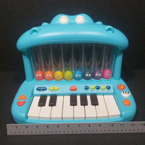 B. Toys Toy Piano for Kids Hippo Pop Air Sound Pipe Organ Sounds Learning Tool - Picture 23 of 23