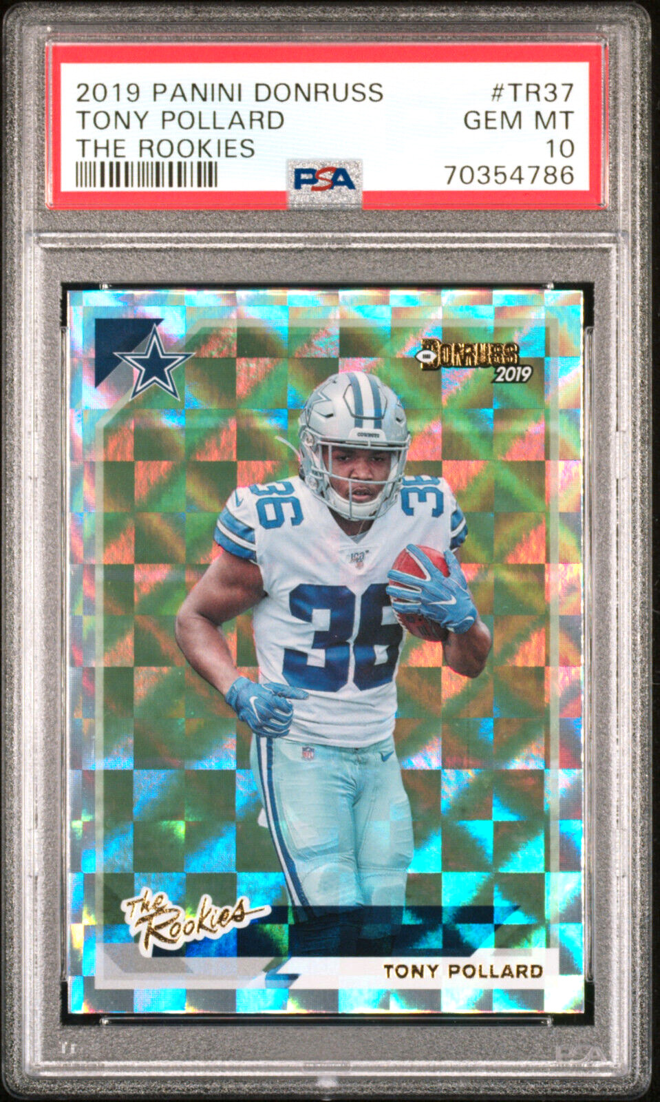 Tony Pollard Panini Donruss the Rookies #TR37 Base