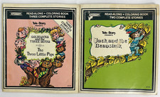 Super Scope Read Along Coloring Book Jack and The Bean Stalk Three Little Pigs +