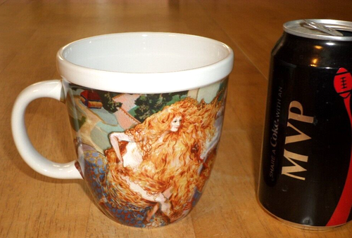 "LADY GODIVA CHOCOLATIER", [JUMBO & THICK WALLED], Ceramic Coffee Cup/ Mug, VINT - Picture 11 of 11