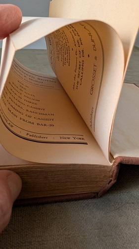 Gunsmoke Trail by E.B. Mann Hardcover Grosset & Dunlap New York USA 1942 - Picture 15 of 18